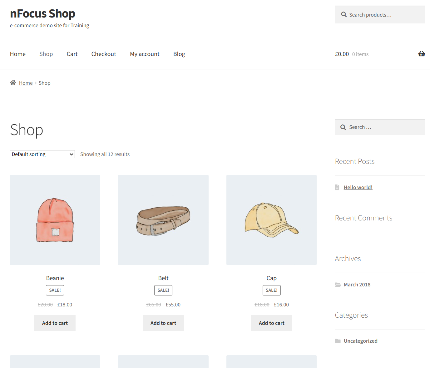 eCommerce Preview